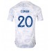 Tanie Strój piłkarski Francja Kingsley Coman #20 Koszulka Wyjazdowej MŚ 2022 Krótkie Rękawy